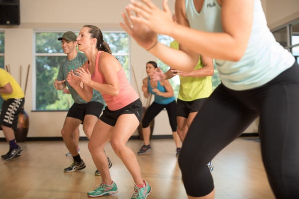 fitness members in small group training program fitness classes at gym in reisterstown md