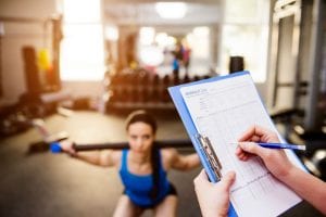 personal trainer at brick bodies rotunda md tracking gym members progress