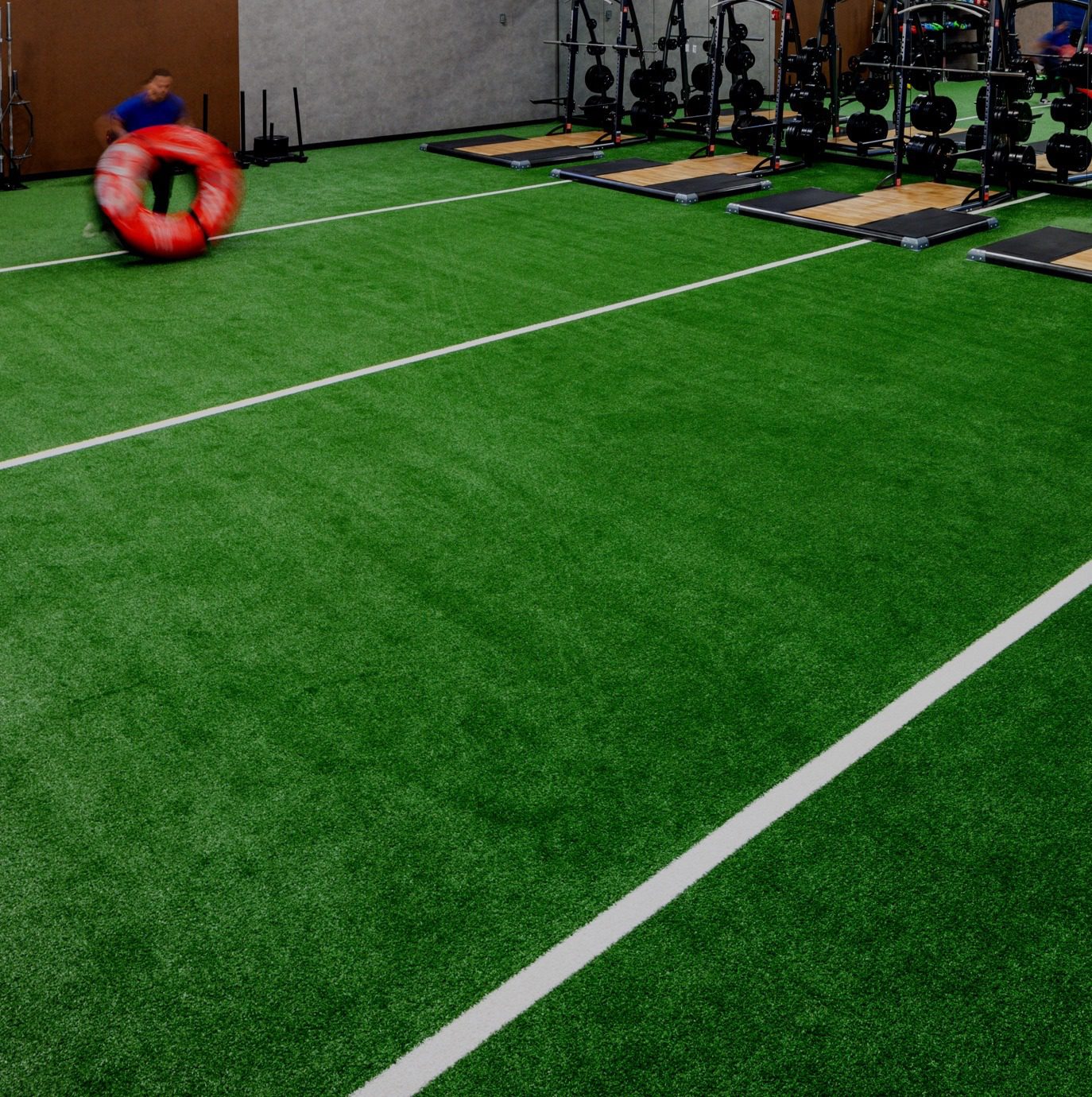 the yard studio green turf gym in baltimore