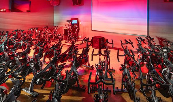 spinning bikes for indoor cycling at padonia gym