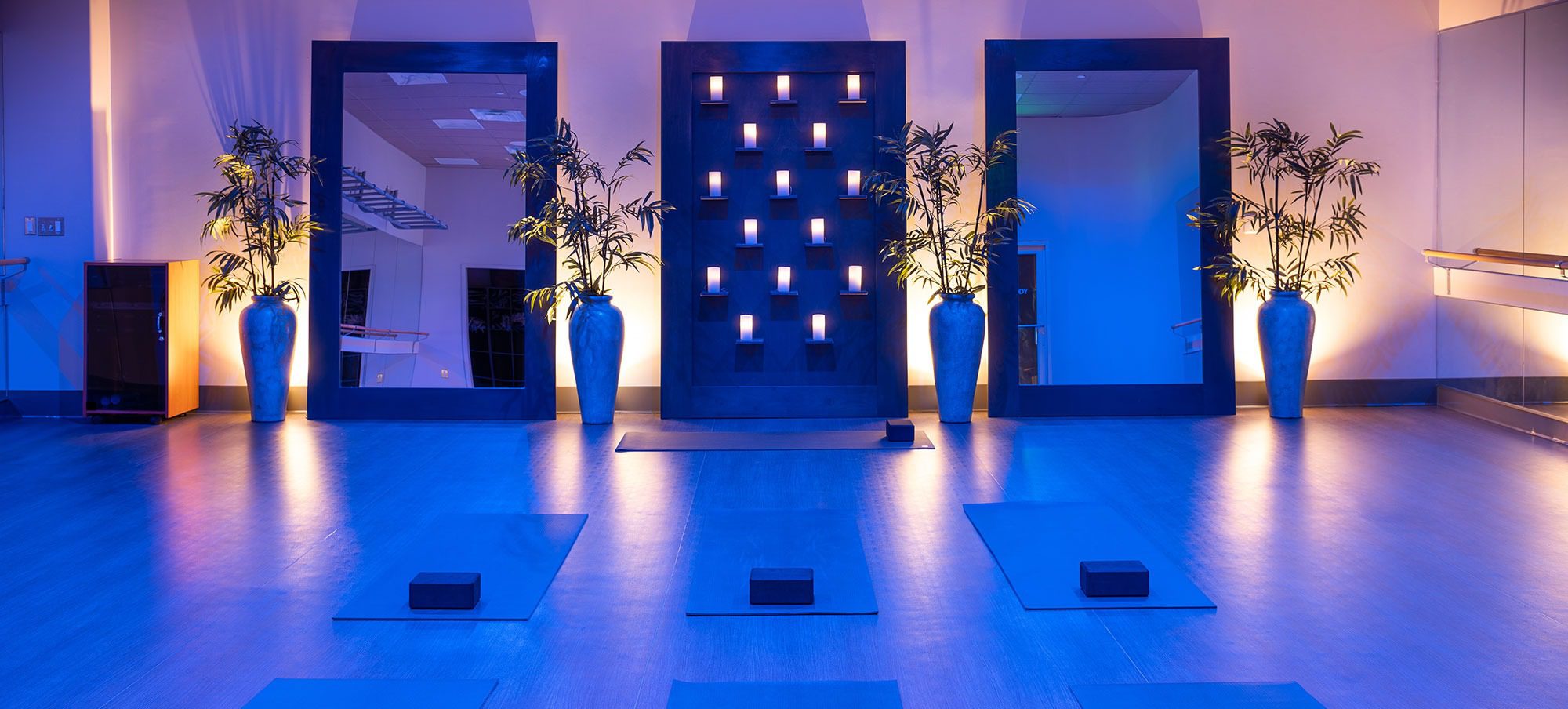 Yoga studio at Brick Bodies gym in Baltimore